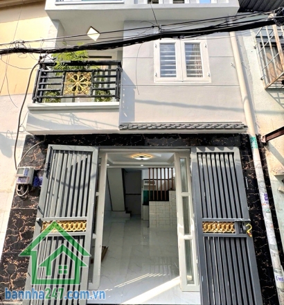 CHỈ NHỈNH 3 T.Ỷ – NHÀ MỚI 2 TẦNG – HẺM XE HƠI – SÁT MẶT TIỀN – LÊ VĂN QUỚI, GÒ XOÀI ~ 34M² (4 x 8,5) - SHR - HOÀN CÔNG ĐỦ