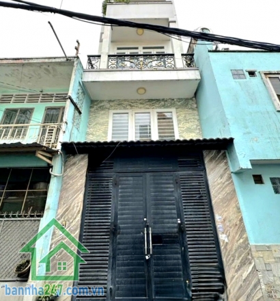 CHỈ 5,2 TỶ – HXH NHỰA THÔNG – TÂN SƠN NHÌ, TÂN PHÚ - NHÀ 5 TẦNG – Ô TÔ QUA NHÀ – DỌN Ở NGAY - 2PN + 3WC • DT: 27m² – ngang 3,8m x 7m • Kết cấu: 5 tầng BTCT kiên cố