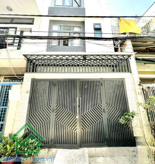 CHỈ 7,3 TỶ – NHÀ 4 TẦNG BTCT – HẺM 4M CÁCH MẠNG THÁNG TÁM - THÔNG - P.5 TÂN BÌNH – GIÁP QUẬN 10 – KHU SÂN BAY - 4 PN – 3 WC Diện tích: 46m² (4,4m x 10m) – vuông vức