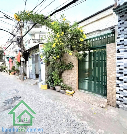 VỚI 4,95 TỶ – HẺM 4M – NGUYỄN HỮU TIẾN – TÂN PHÚ – 58M² – 2 TẦNG – 2PN – 2WC