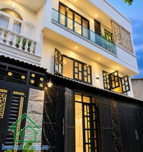 CHỈ 6,4 TỶ - SIÊU PHẨM MỚI ĐẸP LUNG LINH – HẺM XE HƠI – 60m² (8m x 7.5m) - 3 TẦNG BTCT – SÁT MẶT TIỀN MÃ LÒ - 4 PN- 3 WC