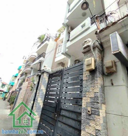 CHỈ 13,5 TỶ – HXH 5M THẲNG 1 TRỤC – 3 CĂN RA MẶT TIỀN – 76M² – 4 TẦNG  BTCT - 7PN - 7WC – DÒNG TIỀN 30TR/THÁNG
