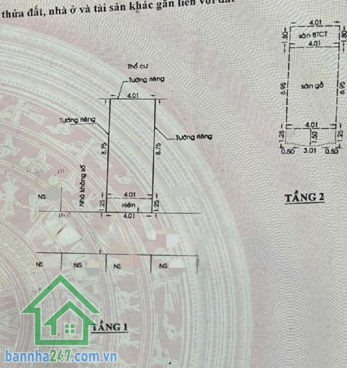 NHỈNH 4 TỶ – NHÀ 2 TẦNG HẺM XE HƠI 5M – NGÃ TƯ 4 XÃ, BÌNH TÂN DT: 4x10m, vuông vức, công nhận đủ. Kết cấu: 1 trệt 1 lầu, 2PN – 2WC, đầy đủ công năng. Hẻm Xe hơi. 