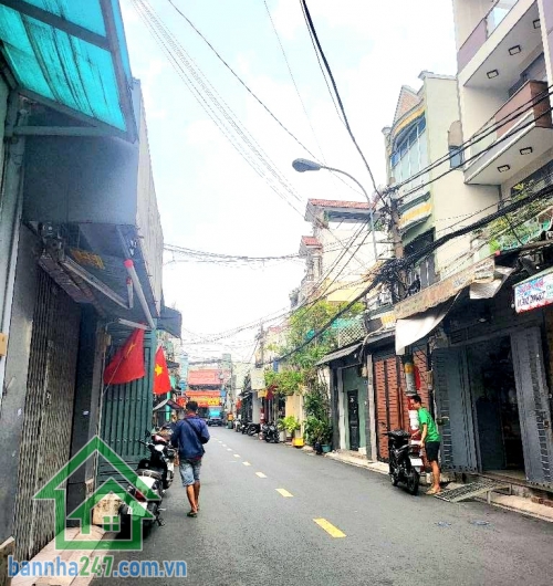 CHỈ 13,8 TỶ (TL) – MẶT TIỀN KINH DOANH – CHỢ BÀ HOA – TRẦN MAI NINH, TÂN BÌNH - 3PN - 2WC Vị trí cực đẹp: ngay khu chợ Bà Hoa (Trần Mai Ninh) – trục thông Bàu Cát