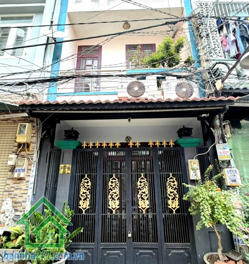 CHỈ 4,57 TỶ (TL) – HẺM XE HƠI 6M THÔNG BÀN CỜ – SÁT KÊNH THAM LƯƠNG – 44M² KHÔNG LỘ GIỚI – 2 TẦNG – 2PN, 2WC