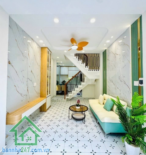 CHỈ 6,5 TỶ - HXH TRƯỜNG CHINH - PHƯỜNG 14, TÂN BÌNH - 3 TẦNG - DTSD: 90M² - 4 PHÒNG NGỦ - NGAY KHU BÀU CÁT