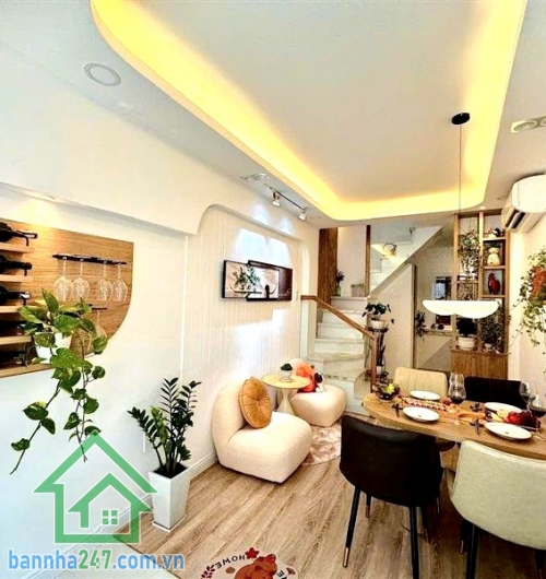 CHỈ 4,1 TỶ – CĂN GÓC 2 MẶT TIỀN – HẺM XE HƠI KINH DOANH – GẦN NGUYỄN ĐÌNH CHIỂU – NHÀ MỚI XINH LUNG LINH! - 2PN, 2WC  DT: 20m² (nở hậu, sử dụng thực tế 22m²)