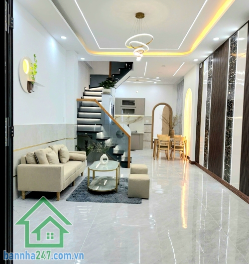 CHỈ 5,75 TỶ – NHÀ MỚI 100% – HẺM XE TẢI 5M – GẦN AEON MALL TÂN PHÚ - DT: 64M² - 3 PN – 3 WC Đường Số 12 – khu dân cư đồng bộ Diện tích: 64m² (4 x 14)m – xây dựng đủ
