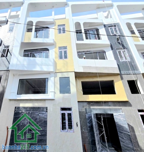 NHỈNH 6 TỶ – NHÀ 5 TẦNG MỚI XÂY - DT: 50M² – GIÁP KHU TÊN LỬA - 4PN – 5W • DT: 6.25 x 9m – 50m² • 5 tầng: trệt – lửng – 2 lầu – sân thượng • 4PN – 5WC (WC riêng khép kín)