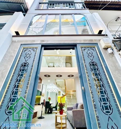 NHÀ 3 TẦNG MỚI ĐẸP – SÁT MẶT TIỀN HOÀNG VĂN THỤ – TÂN BÌNH DT: 27m², kết cấu 1 trệt 2 lầu, 3PN – 3WC. Hẻm ba gác, cách mặt tiền chỉ 20m, xe hơi tới gần nhà.