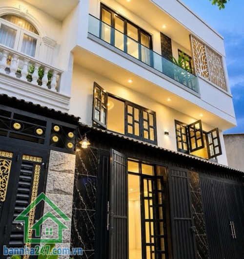 CHỈ 6,5 TỶ - SIÊU PHẨM MỚI ĐẸP LUNG LINH – HẺM XE HƠI – 60m² (8m x 7.5m) - 3 TẦNG BTCT – SÁT MẶT TIỀN MÃ LÒ - 4 PN- 3 WC